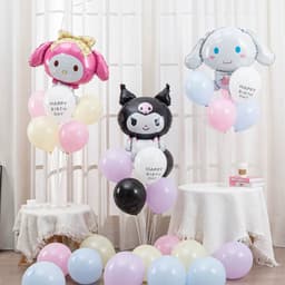 Trụ kèm bóng hình chủ đề Kuromi, Sanrio, bóng hình chủ đề Sanrio cho bé siêu hot 3