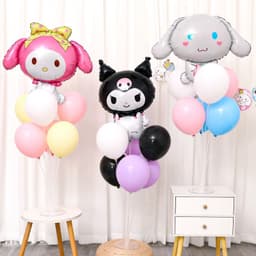 Trụ kèm bóng hình chủ đề Kuromi, Sanrio, bóng hình chủ đề Sanrio cho bé siêu hot 2