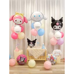 Trụ kèm bóng hình chủ đề Kuromi, Sanrio, bóng hình chủ đề Sanrio cho bé siêu hot 4