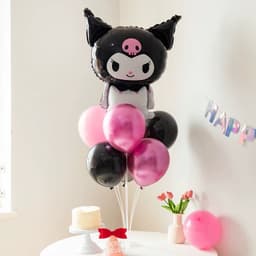 Trụ kèm bóng hình chủ đề Kuromi, Sanrio, bóng hình chủ đề Sanrio cho bé siêu hot 7
