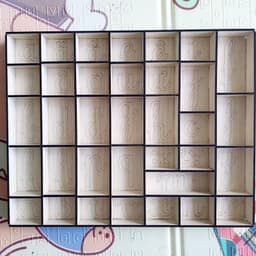 Bộ chữ nét thảo tiếng việt + tiếng anh kèm khay nắp 3