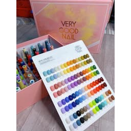 Sét sơn gel hàn quốc verygood 60 màu chính hãng tặng kèm bảng màu và 1 cặp base top 1