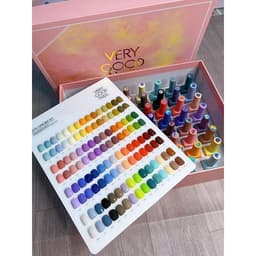 Sét sơn gel hàn quốc verygood 60 màu chính hãng tặng kèm bảng màu và 1 cặp base top 3