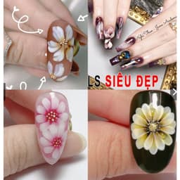 Cọ hoa cúc - Cọ vẽ hoa đầu dẹt vẽ hoa chuyên nghiệp 4