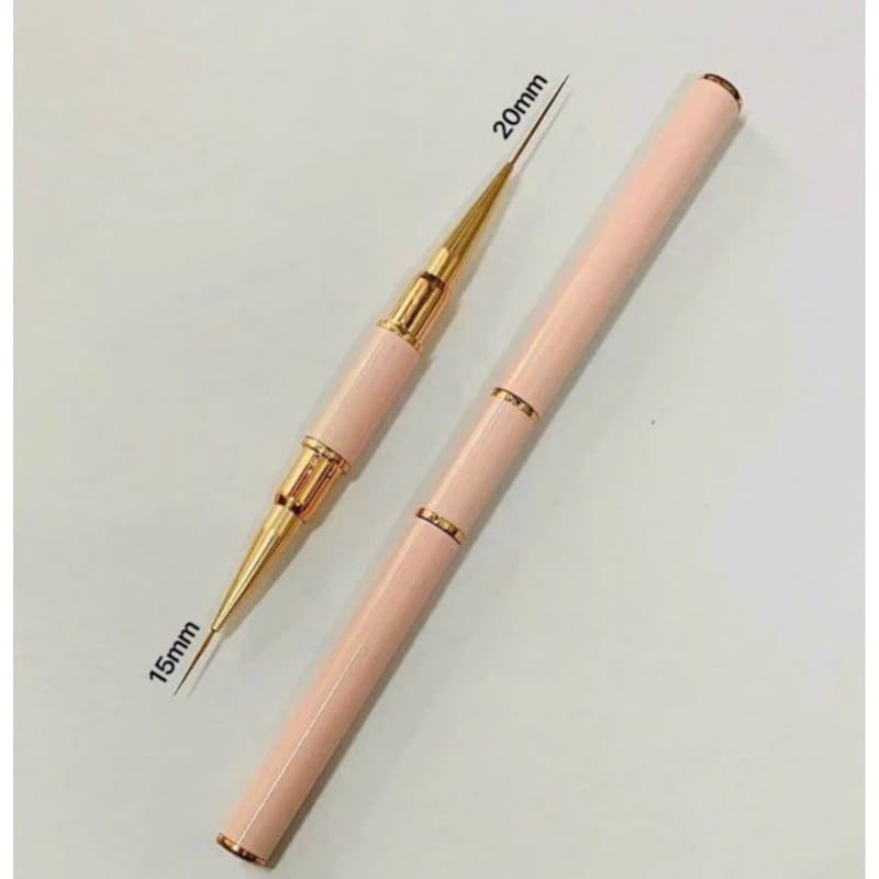 Cọ nét 2 đầu Cọ nail chuyên dụng,cọ đắp gel, cọ bản, cọ ombre màu hồng nail