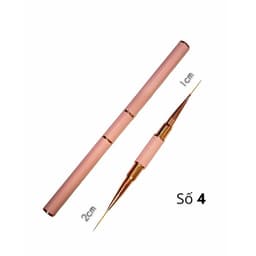 Cọ nét 2 đầu Cọ nail chuyên dụng,cọ đắp gel, cọ bản, cọ ombre màu hồng nail 4