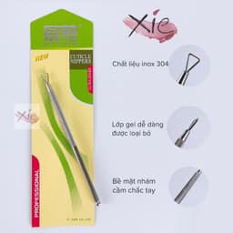 Cây cạo sơn gel loại inox  không rỉ sét chuyên dụng cho dân làm móng 3