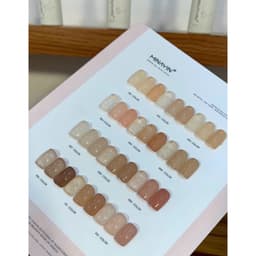 Set thạch 12 màu tặng kèm bảng màu thạch nâu hồng MINAYIN 2