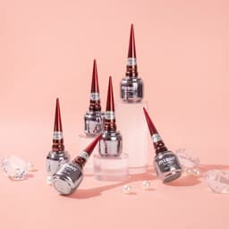 Sơn gel Mxbon đỏ chính hãng tone đỏ 6 màu tôn da, chất gel đậm đặc không ánh tím ( lẻ 1 màu ) 5