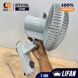 Quạt treo tường mini Lifan T-109 cánh 20cm 22W 3 cấp gió để phòng bếp phòng học phòng làm việc 4