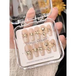 Hộp đựng nailbox móng tay, hộp mica nail box trong suốt hình vuông, hộp đựng nailbox 6