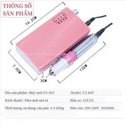 Máy mài tích điện nail us 805 - máy mài móng- máy mài nail 5