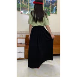FREESIP QUẦY VÁY BIỂU DIỄN, VÁY QUAN HỌ, QUẦY VÁY NGƯỜI GIÀ BẰNG VẢI SIU KHÔNG NHĂN KHÔNG BẠC , vải cực mềm đẹp 7