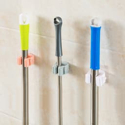 3 Móc Dán Tường Kẹp Giữ Cây Lau Nhà / Móc Treo Chổi, Treo Ô, Đồ Dùng 1626 Shop Đức Tài Store 2