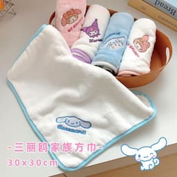 Set 5 khăn mặt Sanrio mềm mịn sợi kháng khuẩn 30x30cm GIA DỤNG VĨNH NGÂN 6