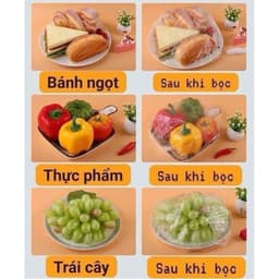 [❌GIÁ SỈ❌] Túi 100 màng bọc- túi bọc thực phẩm cao cấp bo chun co giãn rất tiện lợi và an tâm khi sử dụng 5