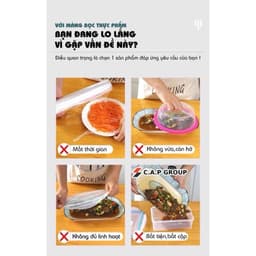 [❌GIÁ SỈ❌] Túi 100 màng bọc- túi bọc thực phẩm cao cấp bo chun co giãn rất tiện lợi và an tâm khi sử dụng 6