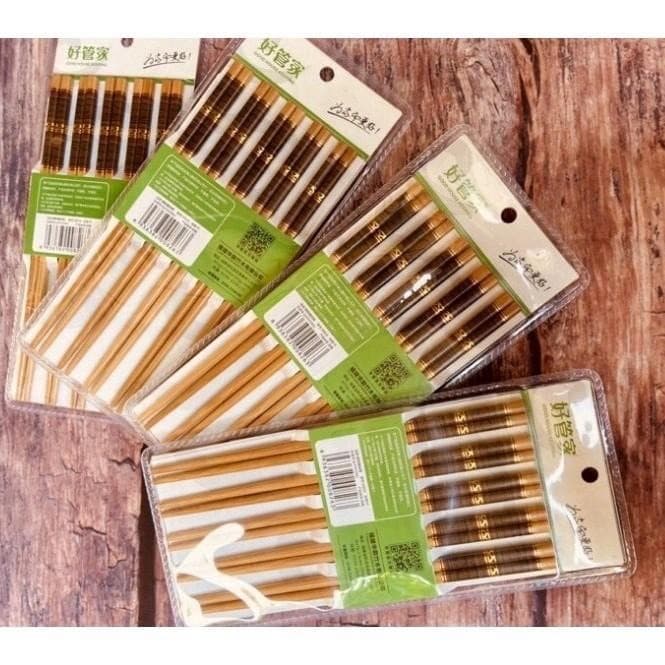 Đũa tre- Đũa dừa cao cấp- đũa ăn cơm- 1 bịch 10 đôi