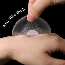 Miếng Dán Ngực Silicone Trong Suốt  Không Lộ Viền Sử Dụng Nhiều Lần 6