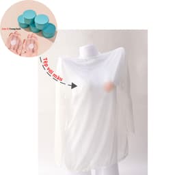 Miếng Dán Ngực Silicone Trong Suốt  Không Lộ Viền Sử Dụng Nhiều Lần 5