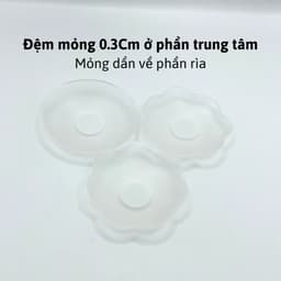 Miếng Dán Ngực Silicone Trong Suốt  Không Lộ Viền Sử Dụng Nhiều Lần 8