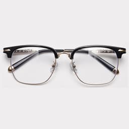 Gọng kính cận thời trang nam nữ NARO EYEWEAR dáng brownline vuông chất liệu Titan 00AD251 3