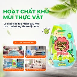 Sáp Thơm Phòng Chupa Chups Thái Lan 230g Làm Thơm, Khử Mùi Hôi Phòng, Hương Kẹo Ngọt, Trái Cây 5