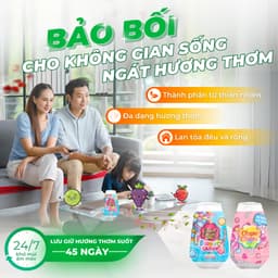 Sáp Thơm Phòng Chupa Chups Thái Lan 230g Làm Thơm, Khử Mùi Hôi Phòng, Hương Kẹo Ngọt, Trái Cây 2