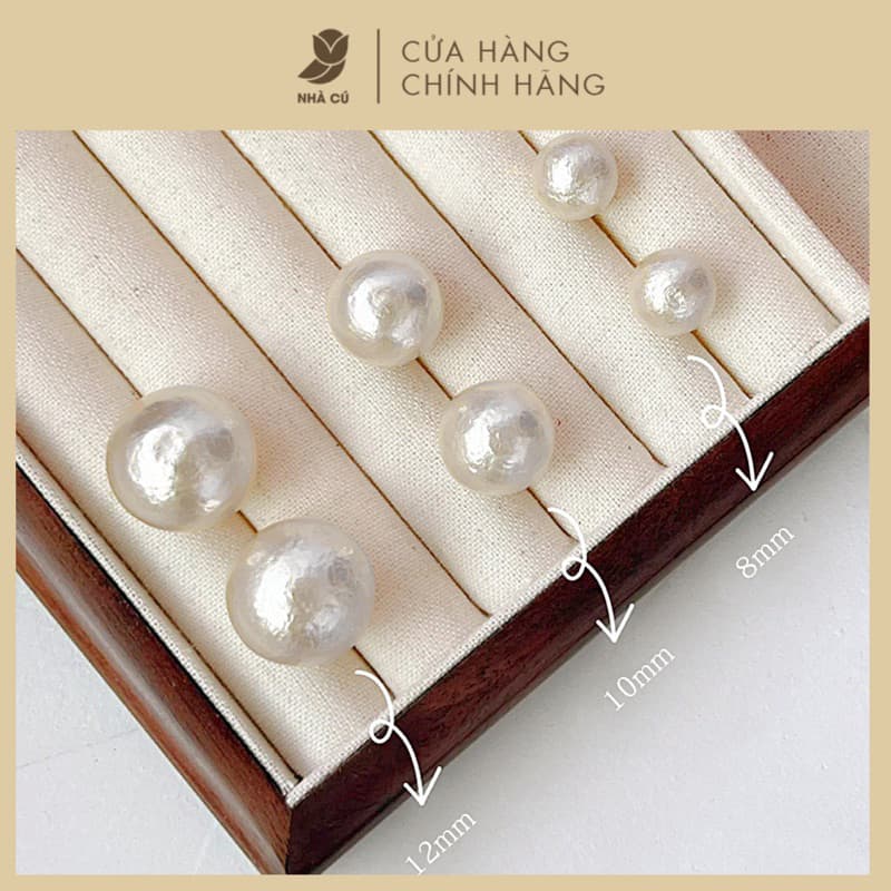 Bông Tai Nữ Cây Xỏ Bạc S925 Hạt Ngọc Đính Basic Đơn Giản Phụ Kiện Trang Sức Thời Trang Phong Cách Hàn Quốc