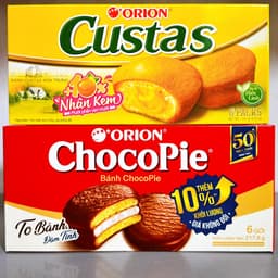 Bánh Chocopie/ Custas Orion Hộp Nhỏ 6 Cái 2