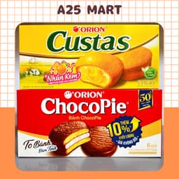 Bánh Chocopie/ Custas Orion Hộp Nhỏ 6 Cái 1