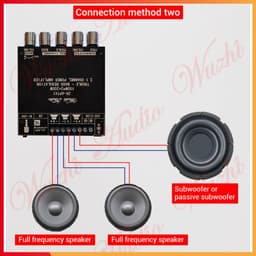 Mạch âm thanh 2.1 Wuzhi ZK- ST21, ZK - APTX1 sử dụng bluetooth QCC3034 chất lượng cao 3