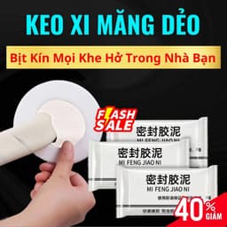 [Quà Tặng] 1 Gói keo Xi Măng Dẻo Đa Năng, bịt kín mọi khe hở, ống nước, mái tôn trong nhà, 2