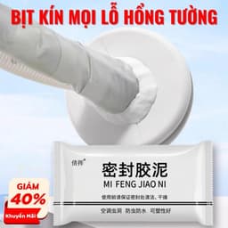 [Quà Tặng] 1 Gói keo Xi Măng Dẻo Đa Năng, bịt kín mọi khe hở, ống nước, mái tôn trong nhà, 3