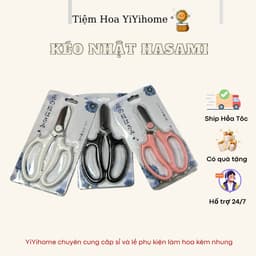 Kéo Nhật HaSaMi Lưỡi Thép Không Gỉ, Kéo Cắt Đồ Thủ Công HandMade YiYihome 2