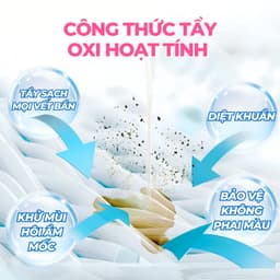Tẩy Mốc Quần Áo Hygiene Nước Tẩy Trắng Quần Áo Trắng và Màu 500ml Thái Lan 4