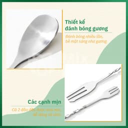 Combo 10 muỗng khuấy 2 đầu inox 304,thìa barspoon pha cooktail, cafe, trà cao cấp,sang trọng Mixmore 3