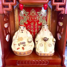 Tượng Thần Tài Thổ Địa Rồng Việt cao cấp màu vàng ngà, giá rẻ hấp dẫn! 6