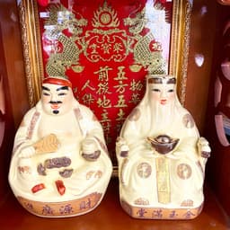 Tượng Thần Tài Thổ Địa Rồng Việt cao cấp màu vàng ngà, giá rẻ hấp dẫn! 5