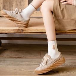 Sét 5 Đôi Tất Gấu Tất Gấu Cổ Cao Siêu Đẹp Sang Chảnh Và Thời Trang Phong Cách Hàn Quốc 6