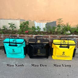 Thùng Đựng Cá Đa Năng MINGTU 50cm, thùng đựng dụng cụ câu cá gấp gọn tiện dụng 3 màu BB65 3