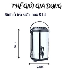 Bình ủ trà sữa inox - Bình nhiệt đựng trà sữa cao cấp có 3 chân  6l-8l-10l-12l 3