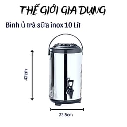 Bình ủ trà sữa inox - Bình nhiệt đựng trà sữa cao cấp có 3 chân  6l-8l-10l-12l 4