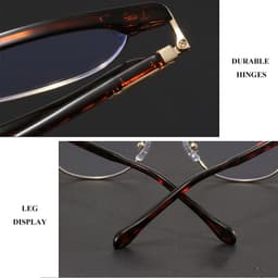 Gọng kính cận thời trang nam nữ NARO EYEWEAR dáng browline chống tia UV chất liệu TITAN - 00AD249 6
