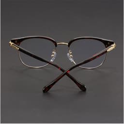 Gọng kính cận thời trang nam nữ NARO EYEWEAR dáng browline chống tia UV chất liệu TITAN - 00AD249 4