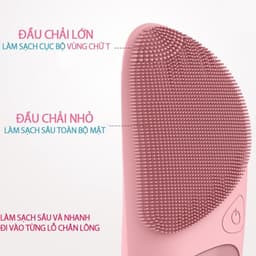 Máy Rửa Mặt Massage HAIZIN ion đa chức năng chống nước làm sạch sâu công nghệ IPX7, BH 12 tháng 5