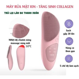 Máy Rửa Mặt Massage HAIZIN ion đa chức năng chống nước làm sạch sâu công nghệ IPX7, BH 12 tháng 3