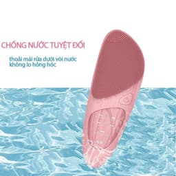 Máy Rửa Mặt Massage HAIZIN ion đa chức năng chống nước làm sạch sâu công nghệ IPX7, BH 12 tháng 8