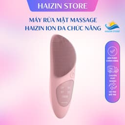 Máy Rửa Mặt Massage HAIZIN ion đa chức năng chống nước làm sạch sâu công nghệ IPX7, BH 12 tháng 1