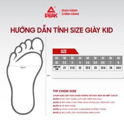 Giày Bóng Rổ Trẻ Em PEAK Basketball KID Game 2 Công Nghệ Đệm Đế EVA Chống Trơn Trượt, Va Đập EK3920A 8